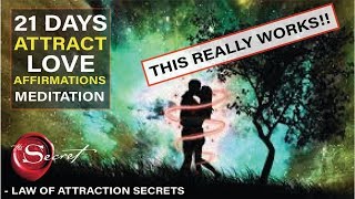 Affirmations Meditation to Attract Love INSTANTLY  Manifest While You Sleep Extremely Powerful [upl. by Ormsby57]