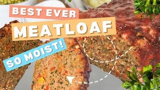 What Makes This Meatloaf SO MOIST and BETTER Than The Rest  Better than MOMs [upl. by Roselin]