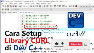 Bagaimana Cara Setup Library CURL di Dev C [upl. by Edac]