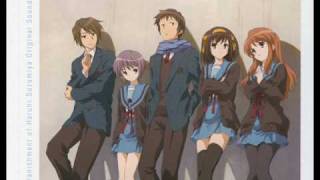 The Vanishment of Haruhi Suzumiya OST  21  Rikishi no Tenkan Ten [upl. by Reena206]