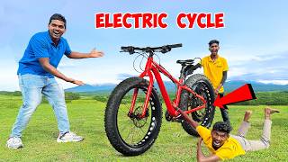 Making Electric Cycle At Home 50 Km Range 🔥🔥 ఈ సైకిల్ ఉంటె పెట్రోల్ అవసరం లేదు😱😱Telugu Experiments [upl. by Cyrillus245]