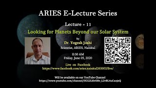 ARIES ELecture Series Lecture11 By Dr Yogesh Joshi [upl. by Weinhardt]