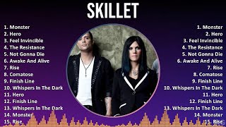 Skillet 2024 MIX Best Songs  Monster Hero Feel Invincible The Resistance [upl. by Hulbig762]