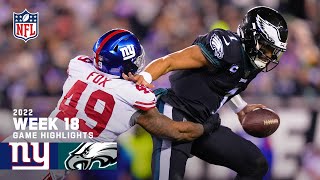 New York Giants vs Philadelphia Eagles  2022 Week 18 Game Highlights [upl. by Eslehc]