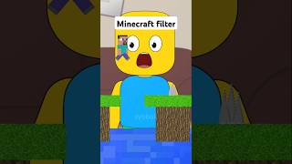 Noob trying to play Minecraft filter jumping  Roblox Animation [upl. by Gilford]