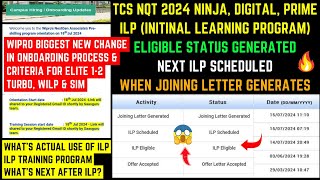 WIPRO amp TCS BIGGEST CHANGE IN ONBOARDING PROCESS amp CRITERIA  TCS ILP GENERATED amp TCS JOINING UPDATE [upl. by Paulie]