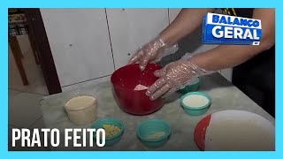 Prato Feito aprenda a fazer uma deliciosa receita de filé de frango  Balanço Geral DF [upl. by Ynohtnanhoj668]