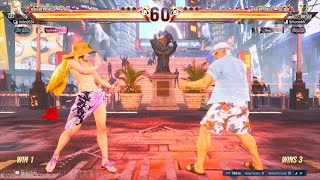 Tekken8  phatymaty Lili player match [upl. by Liponis]