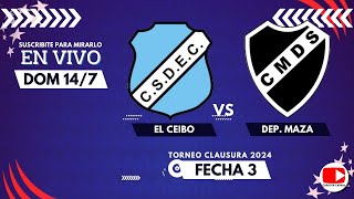 EL CEIBO  DEP MAZA  FECHA 3  140724  CLAUSURA [upl. by Eeliab]