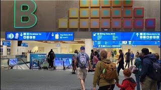 Orlando International Airport B Baggage Claim mco orlando airport [upl. by Aja]