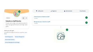 Salesforce Spiff Quotas  Salesforce Trailhead [upl. by Jamill]