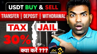 Tax on USDT BuySell amp DepositWithdraw 202425 Fully Explained In Hindi [upl. by Rhtaeh]