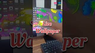 PC Me Live Wallpaper Kaise Lagaye wallpaper shorts [upl. by Eoj677]