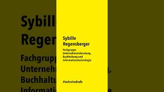 Sybille Regensberger Spitzenkandidatin UBIT [upl. by Suivart]