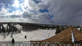 BismarckWeatherTimeLapse 2024 02 10 [upl. by Ferrand]