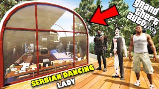 Franklin Upgrading NEW SECRET BASE For SERBIAN DANCING LADY in GTA 5  SHINCHAN and CHOP [upl. by Audwin]