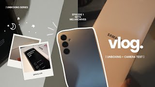 unboxing samsung galaxy a14 4g review  camera test  aesthetic 🎞 [upl. by Dnomar]