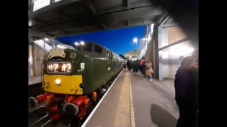 The British Pullman and the Winchester Christmas Excursion At Winchester [upl. by Ikcin384]