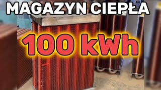 MAGAZYN CIEPŁA 100KWh DLA FOTOWOLTAIKI I DLA POMPY CIEPŁA [upl. by Gabriell]