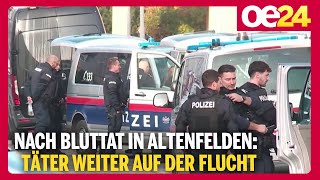 Nach Bluttat in Altenfelden Täter weiter auf der Flucht [upl. by Etteb]