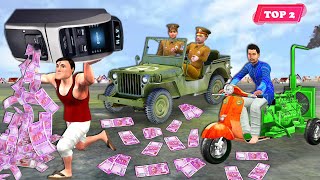 ATM Money Thief vs Police Desi Jugad Generator Scooter Hindi Kahani Hindi Stories New Comedy Video [upl. by Trella]