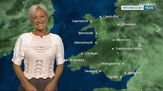 Ruth Dodsworth ITV Weather 31st July 2024 [upl. by Enaelem905]