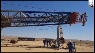 Rigging down the rig mast [upl. by Hebel]