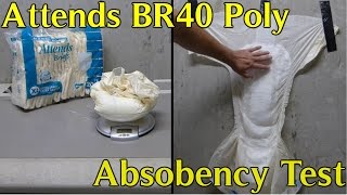 attends poly br40 absorbency test [upl. by Ahseila]