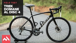 Trek Domane AL DISC 4 review an astounding and affordable allroader [upl. by Asaert]