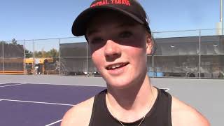 Wyoming State High School Tennis 1 Singles Champion Remarks [upl. by Kutchins]