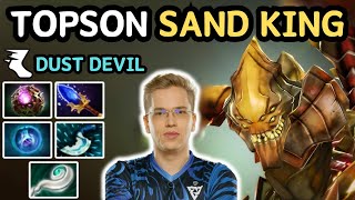 🔥 736a TOPSON SAND KING Midlane Dust Devil 🔥 Rushing Aghanim  Dota 2 [upl. by Nanete363]