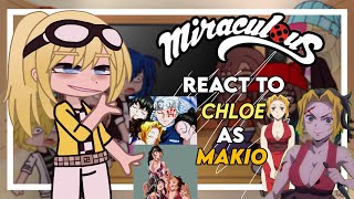 Mlb react to Chloe as Makio  Gacha Club  Mlb x Kny \\ 11 🇧🇷🇺🇲 [upl. by Yerdna]