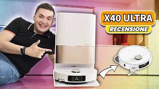 MIGLIOR ROBOT ASPIRAPOLVERE e LAVAPAVIMENTI 2024 Recensione Dreame X40 Ultra [upl. by Jazmin]