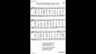 422 Twas on That Night When Doomed to Know Rockingham Old Tune Trinity Hymnal [upl. by Dosh]