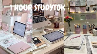 1 HOUR STUDY TOK📚  Study Motivation  Study Aesthetics 🎥 Study Vlogs  ✨TikTok Compilation [upl. by Nnahoj]