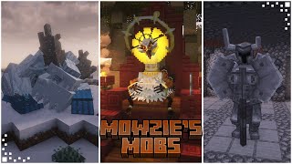 Mowzies Mobs Minecraft Mod Showcase  New Mobs amp Bosses  Forge 119 [upl. by Loy]