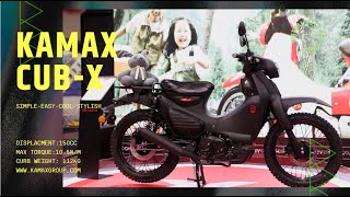 🏍️ KAMAX Moto Expo Unleashed 🏍️kamax supercub cub 125cc motorcycle [upl. by Adimra]