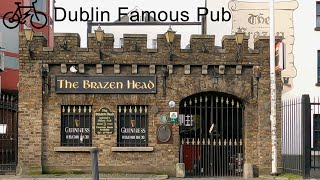 Dublin Famous Pub  4K Virtual Bike Ride Ireland [upl. by Elmajian]