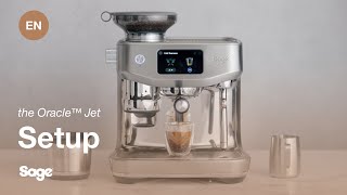 the Oracle™ Jet  Unboxing and setting up your coffee machine  Sage Appliances EU [upl. by Nnire]