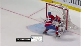 Crawford robs Eller with the end of his skate [upl. by Ditter]