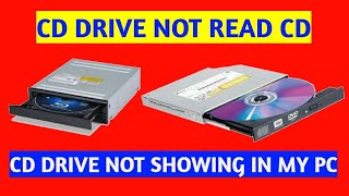 Cd rom not detected in pc  Dvd drive not showing in my computer [upl. by Mariande]