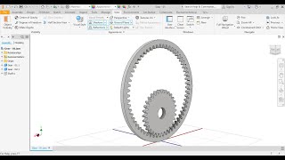 Simple Planetary Gear SystemTutorialInventor Studio [upl. by Newg]