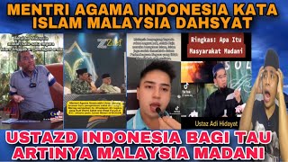 MENTRI AGAMA INDONESIA SAJA CAKAP ISLAM MALAYSIA NI DAHSYAT⁉️ternyata ini arti Malaysia madani [upl. by Latsirk887]