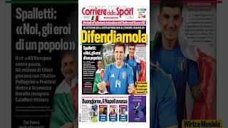 Prime Pagine Quotidiani Sportivi di Oggi  sabato 15 giugno 2024 italia euro2024 calcio [upl. by Airoled953]