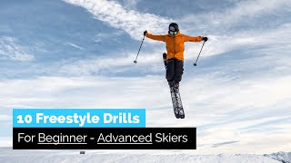 10 Freestyle Ski Drills for Beginner To Advanced Skiers [upl. by Imak986]