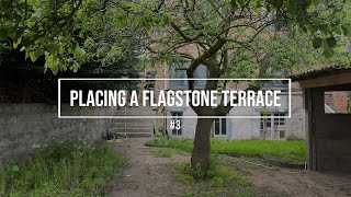 3 placing a flagstone terrace [upl. by Ahsilem]