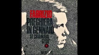 Fabrizio De André  Preghiera in gennaioSi chiamava Gesù  45 giri  BB 3177 Bluebell Records [upl. by Khanna]