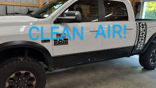 2018 Ram 4th Gen Cabin Air Filter Replacement EASY [upl. by Issac]