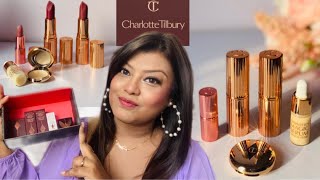 Charlotte Tilbury Matte Revolution Lipsticks  Swatches Review First Impression  NYKAA LUXE STORE [upl. by Gerrard255]