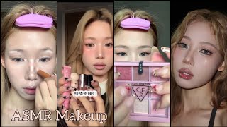 ASMR Makeup tutorial 🎀 Satisfying Vídeos ♡ Aesthetic ✨️ [upl. by Nywroc]